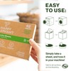 Happy Elephant Laundry Detergent Sheets, Fragrance Free, Natural Biodegradable Laundry