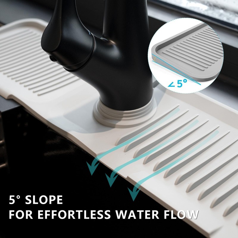 GREATLINK Kitchen Sink Splash Guard - Sink Protectors for Kitchen