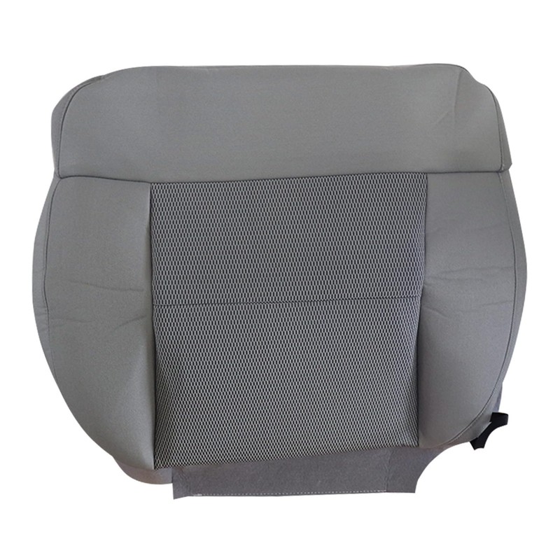 Priprilod Gray Cloth Driver Side Bottom Replacement Seat Cover Compatible