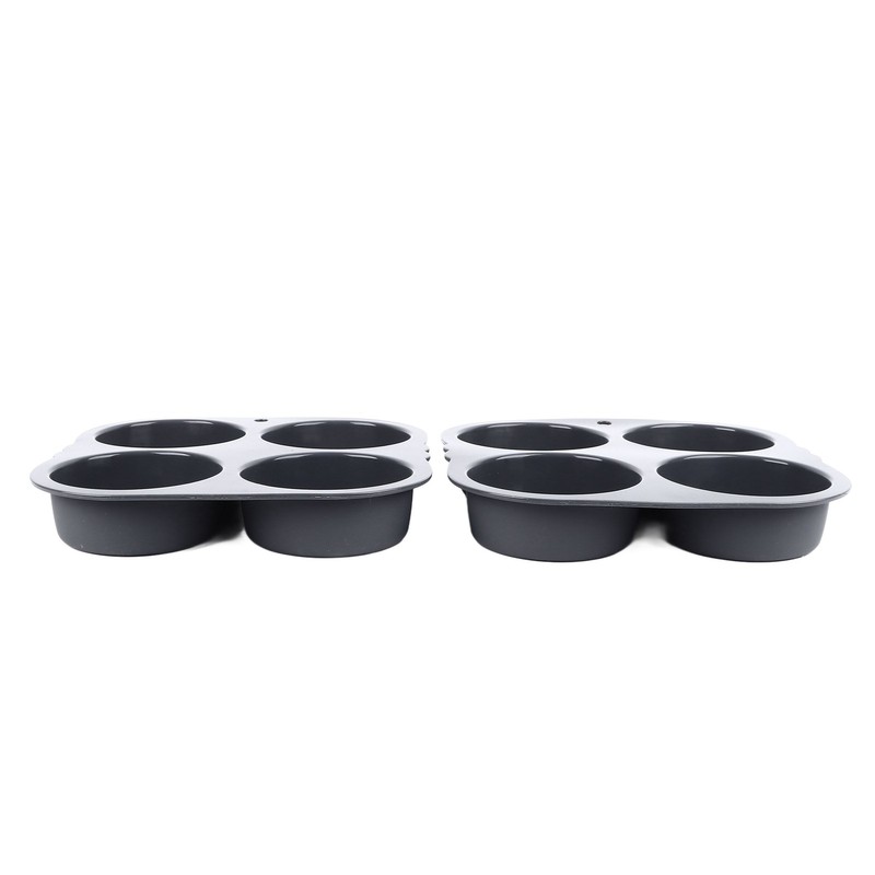 4 Cup Hamburger Bun Pan Dishwasher Safe Silicone Hamburger Bun