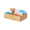 SJORHNUS Tea Organizer,Bamboo 6 Compartment Tea Bag Organizer,Tea Storage Holder