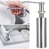 300ml Stainless Steel Soap Dispenser Liquid Detergent Hand Pump for