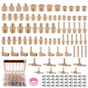 Dazakoot 120Pcs Hose Pipe Fitting & Hose Barb Fitting Kit,
