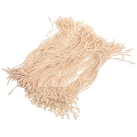 STOBOK 200pcs Hanging Tag String, 20cm Garment Tag Fastener, Clothing Tag String Costumized Prong Fasteners, 2 Inch Hanging Ropes for Present Making Christmas Decor