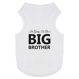 'Im Going To Be A BIG BROTHER' Pet Dog/Cat T-Shirt (PT00142838)