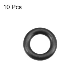 sourcing map Pack of 10 flanges disc nitrile rubber O-rings metric seal 12 mm outer diameter 7 mm inner diameter 2.5 mm wide