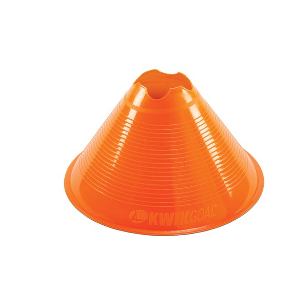 Kwik Goal Jumbo Disc Cones (Orange), Pack of 12 ,6-Inch x 11-Inch
