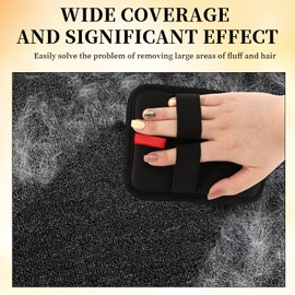 braxan Electrostatic Gloves Pet Hair - 2-Pack Electro Static Gloves for Pet Hair, Reusable Cat & Dog Hair Removal Glove with Static Charge Technology for Furniture, Clothes, Car Seats & Carpets