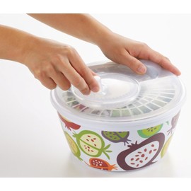 Tamahashi VF-05 Veggie Spinner, Approx. φ9.1 x 6.4 inches (230 x 162 mm), Depth: 3.9 - 4.3 inches (99 - 108 mm)