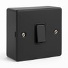 SHPELEC® Matt Black Metal Switch and Socket Range with Surface