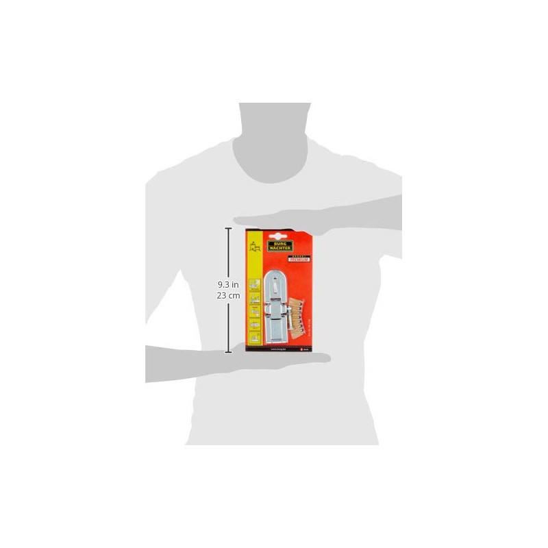Burg-Wächter safety device for padlock, double joint, armored hold-up PK