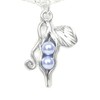 Pea Pod Necklace - 2 Peas in a Pod -