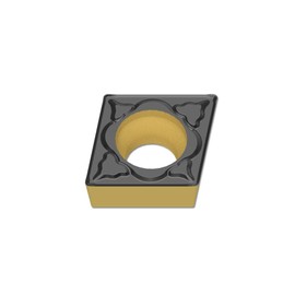 CDBP CCMT09T304-MD CCMT32.51 Inserto de Carburo CNC Torno para Semiacabado en Corte Acero, 10 uds