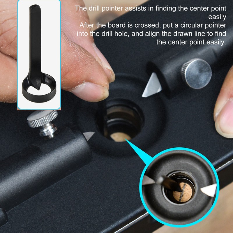 Inserts Dowel Maker ABS Auxiliary Drilling Needle Easy To Use