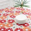 misaya Round Fitted Tablecloth with Elastic Edge, 100% Waterproof Oil