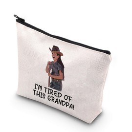 WCGXKO Movie Cosmetic Bag Movie Inspired Gift Movie Lover Gift Makeup Zipper Pouch Bag For Fans (THIS GRANDPA)