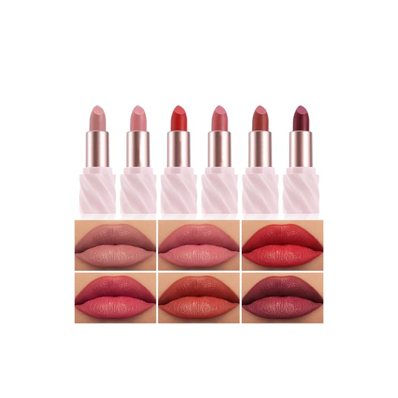 Labial Mate Impermeable Fácil De Aplicar Color Intenso Ice Cream