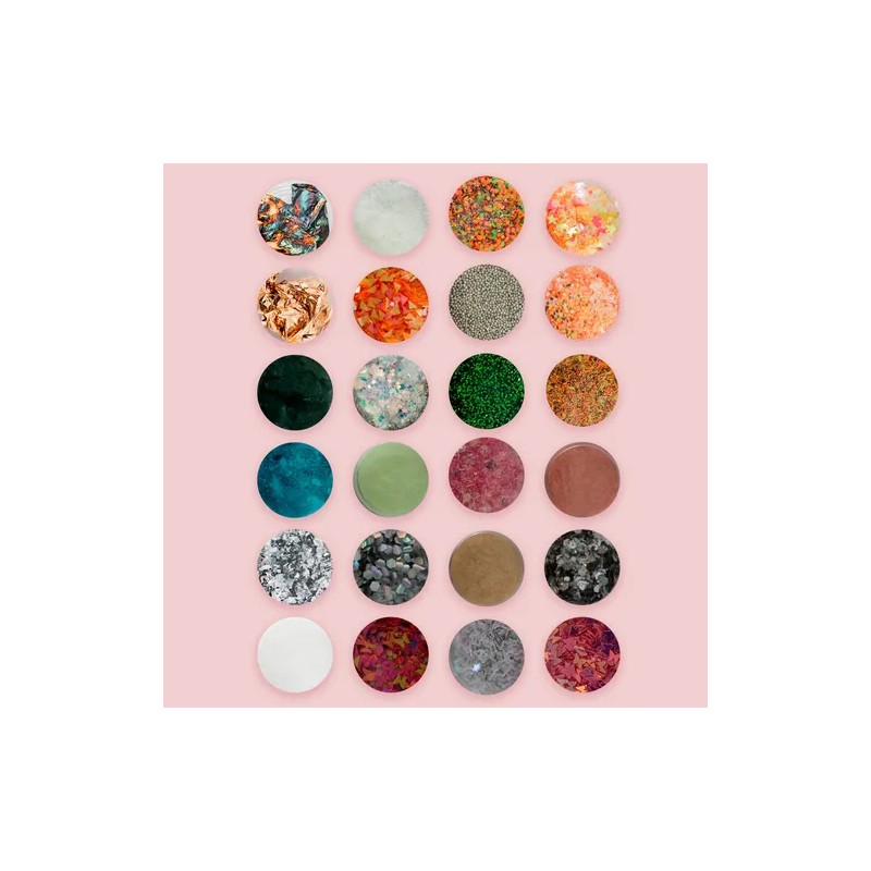 Decoracion De Uñas Glitter Piedras Acrilicas Decoració 48 Pz