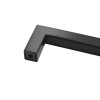 Gobrico 12mm 1/2" Black Kitchen Square Cabinet Handles Drawer Pull