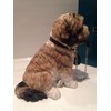 Sitting Shih Tzu Ornament Figure Figurine Model Gift Brown/White Leonardo