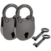 SDTC Tech 2pcs Mini Antique Padlock Retro Vintage Style Bear