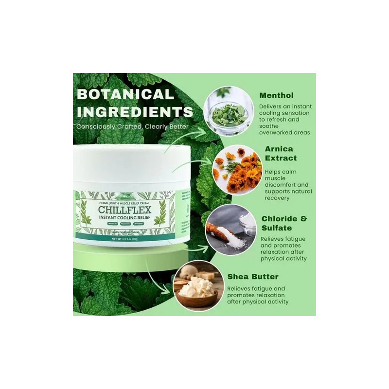Crema Calmante Con Mentol Chillflex Para Actividades Articul