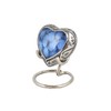 UrnsWithLove Mini Keepsake Urn For Token Ashes Beautiful Blue And