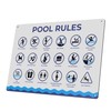 Premium A4 Pool Rules Sign - 3mm Aluminium Composite Panel,