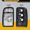 CNNELL Tail Light w/o Bulbs Assembly Rear Lights Compatible with