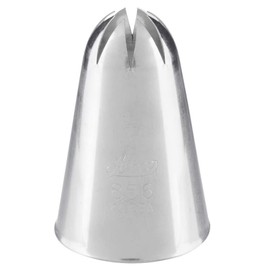 Ateco #856 Deep Closed Star Pastry Tip - Stainless Steel