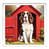 Springer Spaniel Dog Coaster Set. 4 different Springer Spaniel Dog