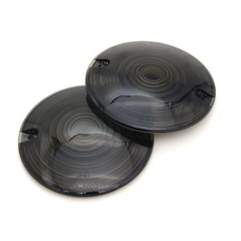 MFC PRO OEM Motorcycle Turn Signal Lens Cover for Harley XL 883 48 Road Glide FLTR Softail FLSTN Sportster Davidson 2pcs Smoke Lens (Spiral/2)