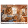 Katzipations - Professional cats in action, US-Version (Wall Calendar 2026