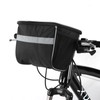 Mountain Bike Bicycle Handlebar Front Basket Bag with TPU Touchscreen