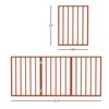 Folding Wood Pet Gate- 3 Sections