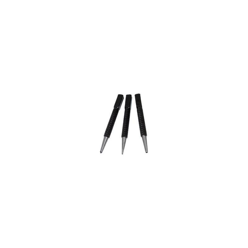 Nail Punch Set, 3PC, Kit Contents 0.8 1.5 and 2.5mm,