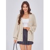 Arolina Cardigan Sweaters for Women Chunky Knit Long Sleeve Button