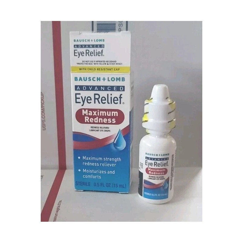 Bausch & Lomb Advanced Eye Maximum Redness Reliver, 0.5 Fl