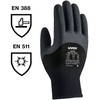Uvex Unilite Thermo Plus Unisex 9 Winter Gloves, Black