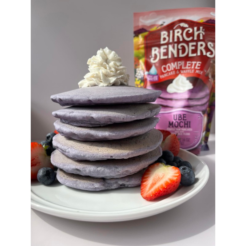 Birch Benders Ube Mochi Pancake & Waffle Mix, 14 oz