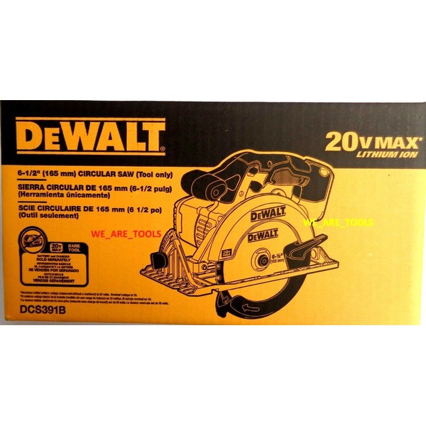 NEW IN RETAIL BOX Dewalt DCS391B 20V Cordless Battery Circular Saw 20 volt