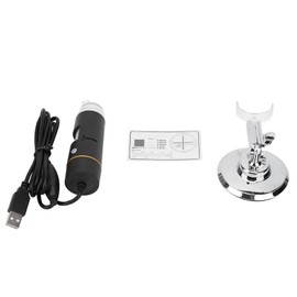 300,000 Pixels Digital Microscope USB HD 1000X PCB Magnifier with 8 Led Lights and Microscope Stand