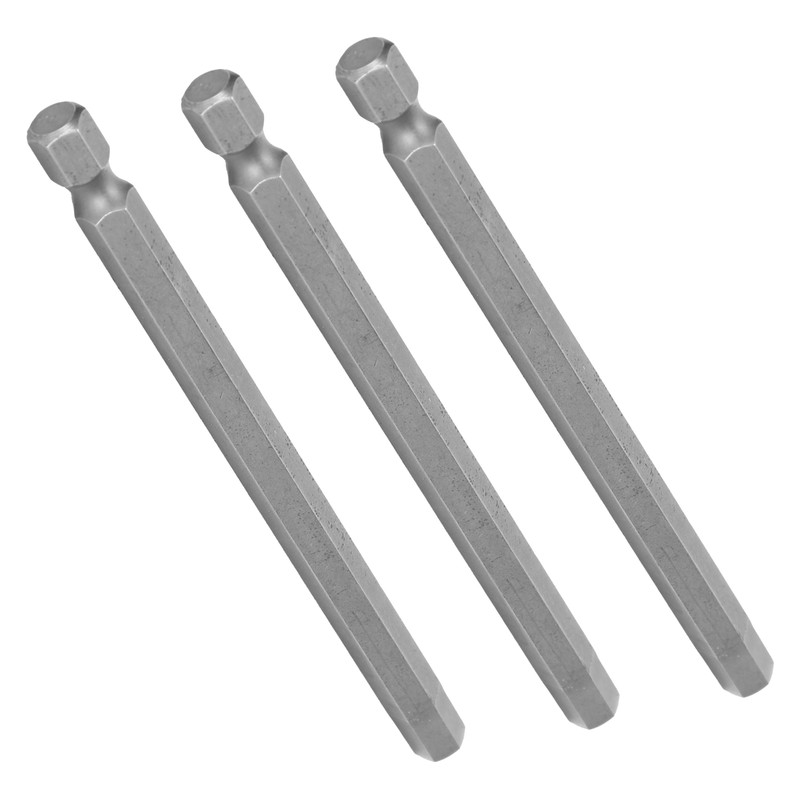 10Pcs 6mm Magnetic Screwdriver Bits Alloy Steel 1/4 Inch Hex