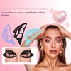 GlyphicWave 2PCS Pink Eye Makeup Tools Kit for Beginners -