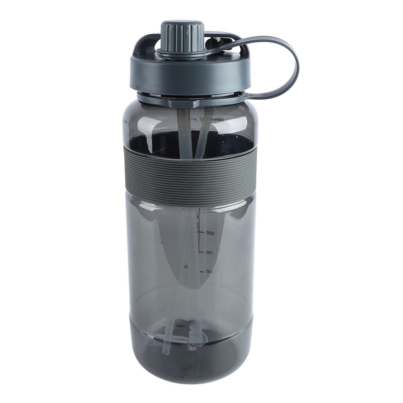 Sports Water Bottle, 2000 ml, Large Water Cup with Straw,