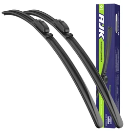 AJK Wiper Blades for Toyota Camry 2018 2019 2020 2021 2022 2023 2024, 2 Piece All Weather OEM Quality Automotive Replacement Windshield Wipers for My Car