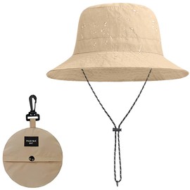 ZKGYUS Rain Hat Women's Waterproof Fishing Hat Women Men Fishing Hat Bucket Hat Sun Hat Women Foldable Portable Outdoor Summer Hat
