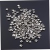 COHEALI 200pcs 10mm Square Metal Studs Spikes for DIY Punk
