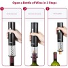 CHEER Electric Wine Opener Automatic Corkscrew Foil Cutter & Batteries