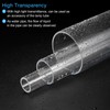 sourcing map Acrylic Pipe Clear Rigid Round Tube 10mm ID